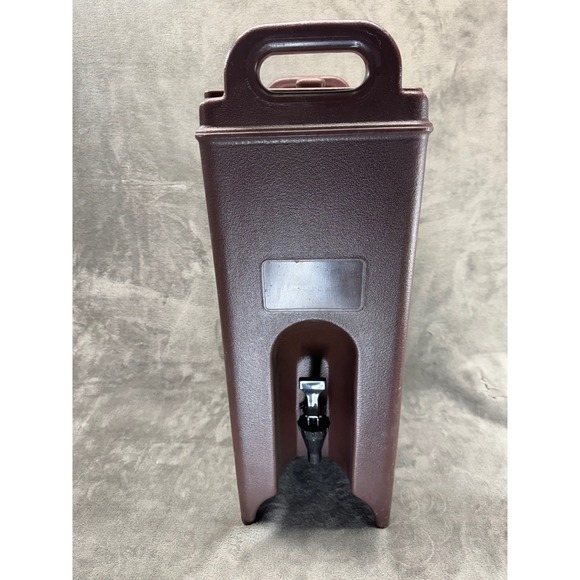 Cambro Insulated Beverage Server Dispenser Brown Portable Hot Cold Container - Picture 1 of 13